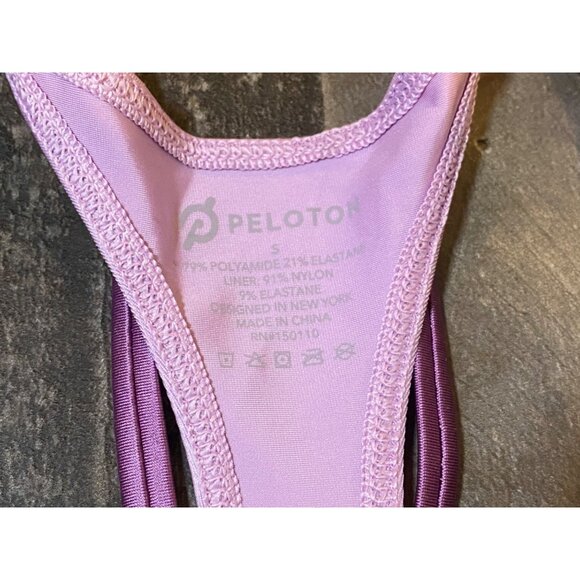 NWT PELOTON SPORT BRA NO LIMITS PURPLE WOMENS SIZE SMALL ACTIVEWEAR - Picture 6 of 8